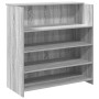 Mostrador de recepción sonoma gris 100x50x103,5 cm en Oficina | Comprar online en Foru.es