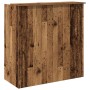 Mostrador de recepción madera vieja 100x50x103,5 cm en Oficina | Comprar online en Foru.es