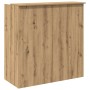 Mostrador de recepción roble artisian 100x50x103,5 cm en Oficina | Comprar online en Foru.es