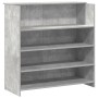 Mostrador de recepción gris hormigón 180x50x103,5 cm en Oficina | Comprar online en Foru.es