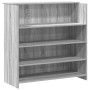 Mostrador de recepción sonoma gris 180x50x103,5 cm en Oficina | Comprar online en Foru.es
