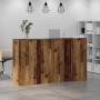Mostrador de recepción madera vieja 180x50x103,5 cm en Oficina | Comprar online en Foru.es