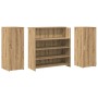 Mostrador de recepción roble artisian 180x50x103,5 cm en Oficina | Comprar online en Foru.es