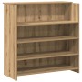 Mostrador de recepción roble artisian 180x50x103,5 cm en Oficina | Comprar online en Foru.es