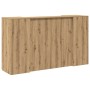 Mostrador de recepción roble artisian 180x50x103,5 cm en Oficina | Comprar online en Foru.es