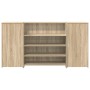 Mostrador de recepción roble sonoma 200x50x103,5 cm en Oficina | Comprar online en Foru.es