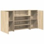 Mostrador de recepción roble sonoma 200x50x103,5 cm en Oficina | Comprar online en Foru.es
