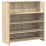 Mostrador de recepción roble sonoma 200x50x103,5 cm en Oficina | Comprar online en Foru.es