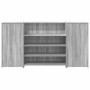 Mostrador de recepción sonoma gris 200x50x103,5 cm en Oficina | Comprar online en Foru.es