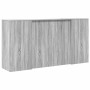 Mostrador de recepción sonoma gris 200x50x103,5 cm en Oficina | Comprar online en Foru.es