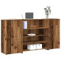 Mostrador de recepción madera vieja 200x50x103,5 cm en Oficina | Comprar online en Foru.es