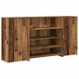 Mostrador de recepción madera vieja 200x50x103,5 cm en Oficina | Comprar online en Foru.es