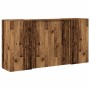 Mostrador de recepción madera vieja 200x50x103,5 cm en Oficina | Comprar online en Foru.es