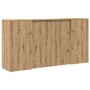 Mostrador de recepción roble artisian 200x50x103,5 cm en Oficina | Comprar online en Foru.es
