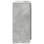 Mostrador de recepción gris hormigón 135x50x103,5 cm en Oficina | Comprar online en Foru.es