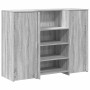 Mostrador de recepción sonoma gris 135x50x103,5 cm en Oficina | Comprar online en Foru.es