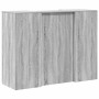 Mostrador de recepción sonoma gris 135x50x103,5 cm en Oficina | Comprar online en Foru.es