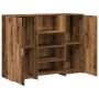 Mostrador de recepción madera vieja 135x50x103,5 cm en Oficina | Comprar online en Foru.es