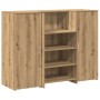 Mostrador de recepción roble artisian 135x50x103,5 cm en Oficina | Comprar online en Foru.es