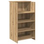 Mostrador de recepción roble artisian 135x50x103,5 cm en Oficina | Comprar online en Foru.es