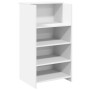 Mostrador de recepción blanco 155x50x103,5 cm madera ingeniería en Oficina | Comprar online en Foru.es