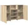 Mostrador de recepción roble sonoma 155x50x103,5 cm en Oficina | Comprar online en Foru.es