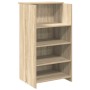 Mostrador de recepción roble sonoma 155x50x103,5 cm en Oficina | Comprar online en Foru.es