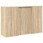 Mostrador de recepción roble sonoma 155x50x103,5 cm en Oficina | Comprar online en Foru.es