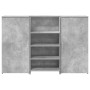 Mostrador de recepción gris hormigón 155x50x103,5 cm en Oficina | Comprar online en Foru.es