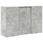 Mostrador de recepción gris hormigón 155x50x103,5 cm en Oficina | Comprar online en Foru.es