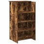 Mostrador de recepción roble ahumado 155x50x103,5 cm en Oficina | Comprar online en Foru.es