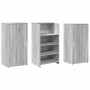Mostrador de recepción sonoma gris 155x50x103,5 cm en Oficina | Comprar online en Foru.es
