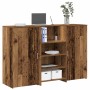 Mostrador de recepción madera vieja 155x50x103,5 cm en Oficina | Comprar online en Foru.es
