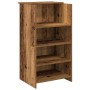 Mostrador de recepción madera vieja 155x50x103,5 cm en Oficina | Comprar online en Foru.es