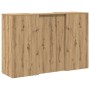 Mostrador de recepción roble artisian 155x50x103,5 cm en Oficina | Comprar online en Foru.es