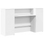 Mostrador de recepción blanco 180x50x103,5 cm madera de ingeniería en Oficina | Comprar online en Foru.es