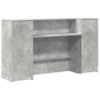 Mostrador de recepción gris hormigón 180x50x103,5 cm en Oficina | Comprar online en Foru.es