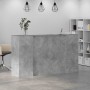 Mostrador de recepción gris hormigón 180x50x103,5 cm en Oficina | Comprar online en Foru.es