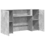 Mostrador de recepción gris hormigón 180x50x103,5 cm en Oficina | Comprar online en Foru.es