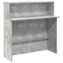 Mostrador de recepción gris hormigón 180x50x103,5 cm en Oficina | Comprar online en Foru.es