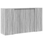 Mostrador de recepción sonoma gris 180x50x103,5 cm en Oficina | Comprar online en Foru.es