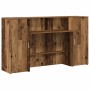 Mostrador de recepción madera vieja 180x50x103,5 cm en Oficina | Comprar online en Foru.es