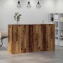 Mostrador de recepción madera vieja 180x50x103,5 cm en Oficina | Comprar online en Foru.es