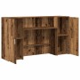 Mostrador de recepción madera vieja 180x50x103,5 cm en Oficina | Comprar online en Foru.es