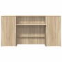 Mostrador de recepción roble sonoma 200x50x103,5 cm en Oficina | Comprar online en Foru.es