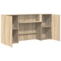 Mostrador de recepción roble sonoma 200x50x103,5 cm en Oficina | Comprar online en Foru.es