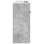 Mostrador de recepción gris hormigón 200x50x103,5 cm en Oficina | Comprar online en Foru.es