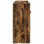 Mostrador de recepción roble ahumado 200x50x103,5 cm en Oficina | Comprar online en Foru.es