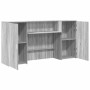 Mostrador de recepción sonoma gris 200x50x103,5 cm en Oficina | Comprar online en Foru.es