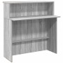 Mostrador de recepción sonoma gris 200x50x103,5 cm en Oficina | Comprar online en Foru.es